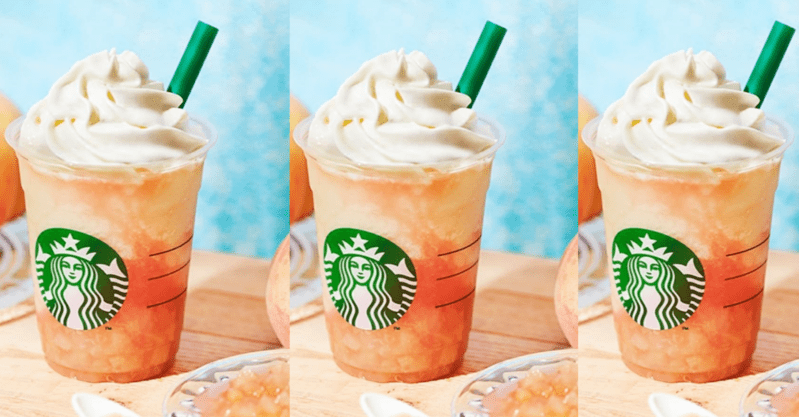 Starbucks Released A ‘Peach On The Beach’ Drink