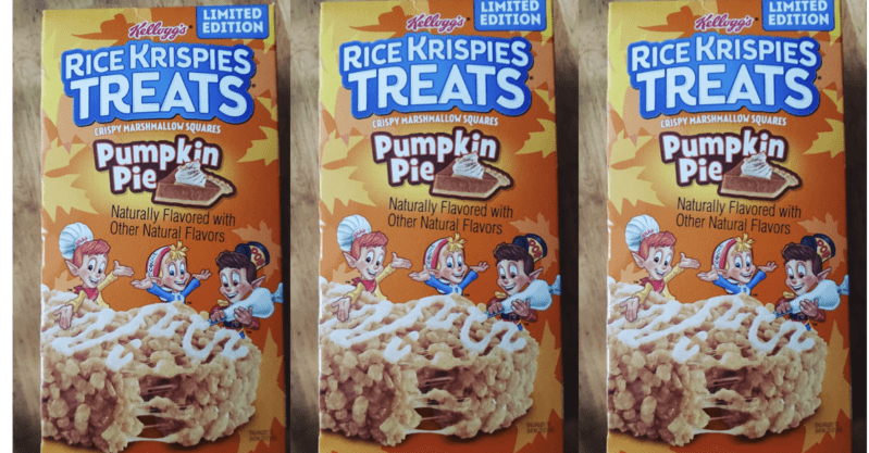 Rice Krispies Treats Come In Pumpkin Pie Flavor, Because You Can Never Have Enough Pumpkin