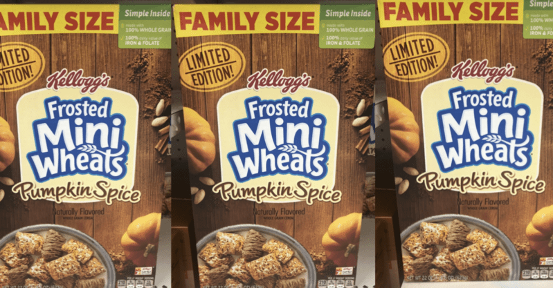 Pumpkin Spice Frosted Mini Wheats Are Here And Now It Feels Like Fall
