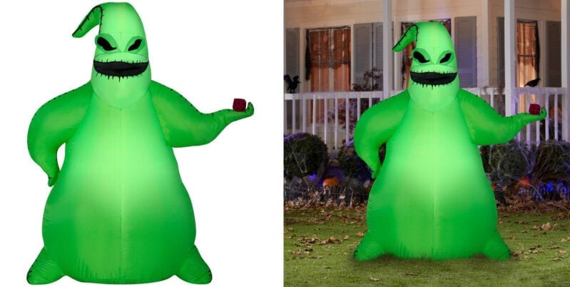This Life-Size Inflatable Oogie Boogie Is So Cool, I Can’t Believe My Eyes