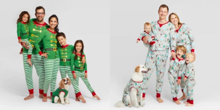 Target Has Matching Christmas Pajamas For The Entire Family And They Are On Sale