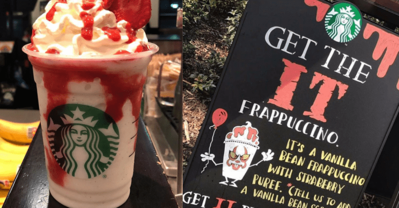 Starbucks Released An ‘IT’ Frappuccino, Get it Before It Floats Away