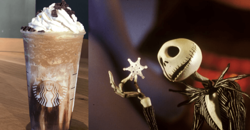You Can Get A Jack Skellington Frappuccino At Starbucks