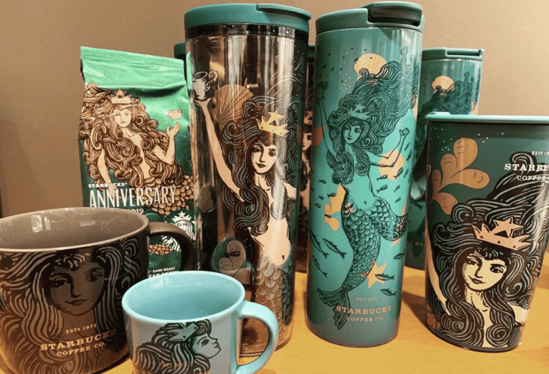 Starbucks Released Mermaid/Siren Cups To Celebrate Their Anniversary
