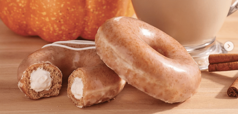 Krispy Kreme is Giving Away Free Pumpkin Spice Donuts Stuffed With Cheesecake
