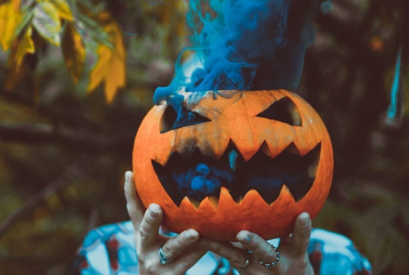 Pumpkin Smoke Bombs Are The New Halloween Trend and I Need One In Every Color
