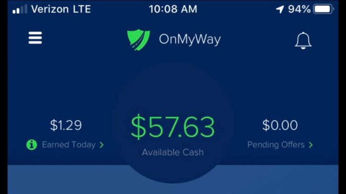 On My Way is an app that pays you for safe driving