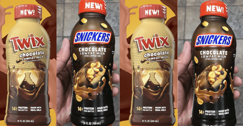 Twix and Snickers Now Come In Chocolate Milk Flavor. You HAVE To Try Them!