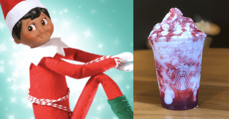 You Can Get A Kid-Friendly Elf On The Shelf Frappuccino at Starbucks