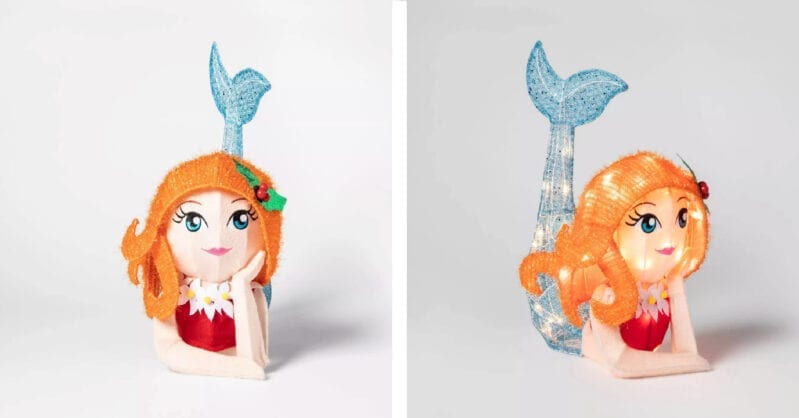 Target Is Selling A Light-Up Christmas Mermaid and I Am Swimming In Joy