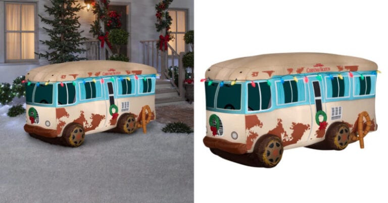 Home Depot is Selling An Inflatable Christmas Vacation RV and It’s Gonna Look Real Nice In Your Yard
