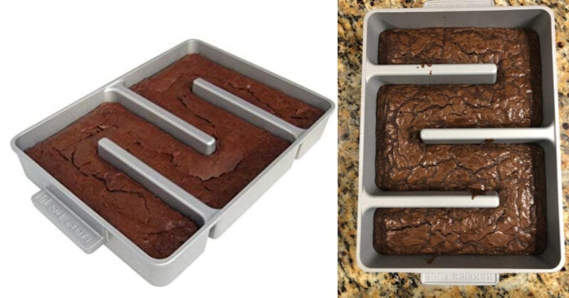 You Can Get An All Edges Brownie Pan For The Perfect Brownie Every Time