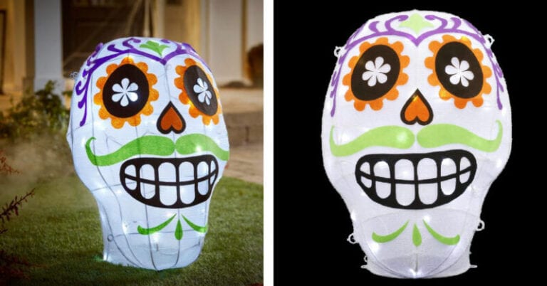 You Can Get A Light-Up Sugar Skull to Celebrate The Day of The Dead