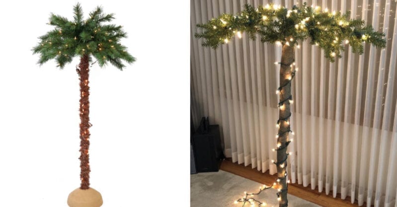 Target Is Selling 6-Foot Christmas Palm Trees So You Can Have A Tropical Holiday Vacation At Home
