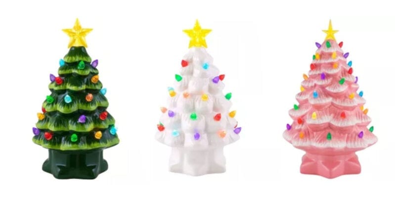 Target Is Selling Mini Ceramic Christmas Trees and I Need One In Every Color