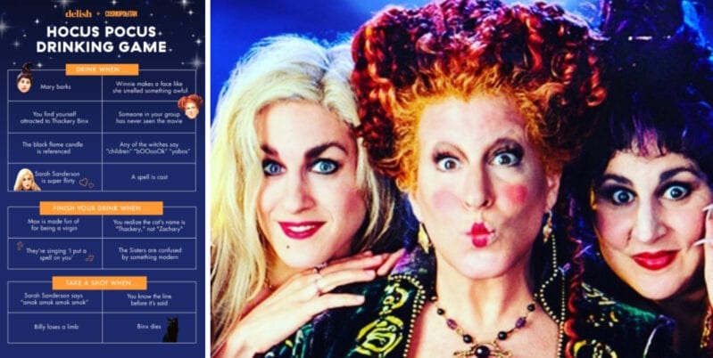 I Can’t Wait To Play This Hocus Pocus Drinking Game!
