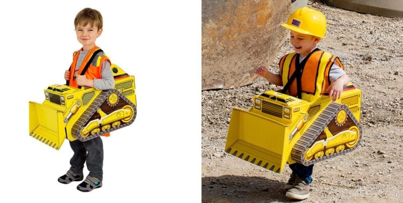Your Kid Can Be A Bulldozer For Halloween, Complete With Sound Effects