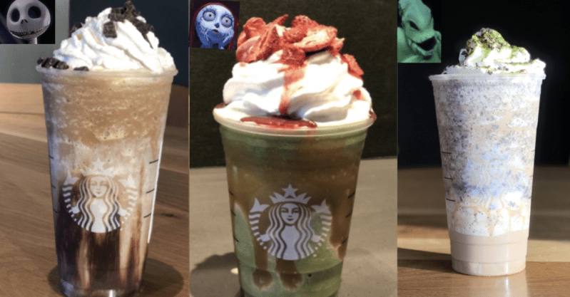Here’s How To Order The Nightmare Before Christmas Frappuccinos from Starbucks