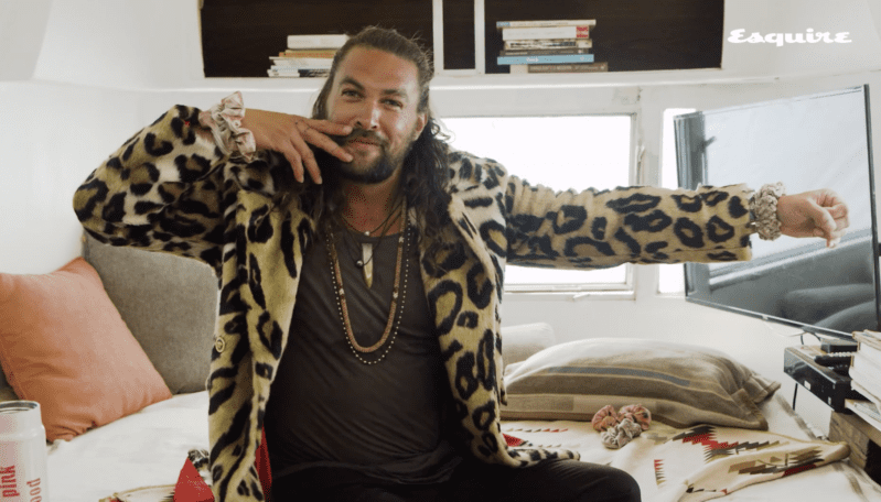 Jason Momoa Scrunchie Challenge  Esquire  Our November cover star loves  himself a scrunchie For more with Jason Momoa read our full interview  here esqrcoTVy3yi3  By Esquire  Facebook 