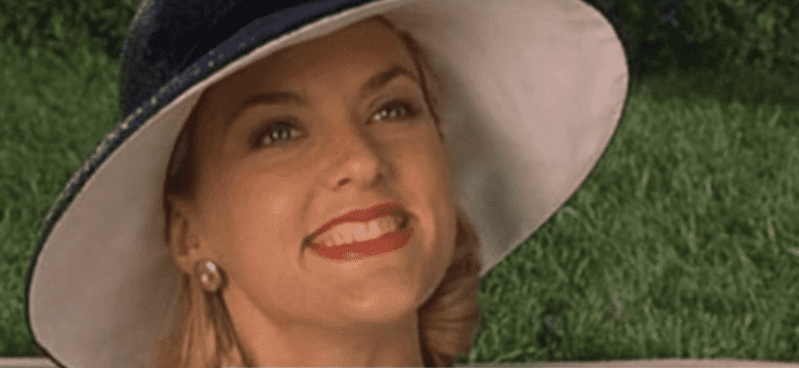 Meredith, from the Parent Trap, has the greatest response to Dennis Quaid’s engagement