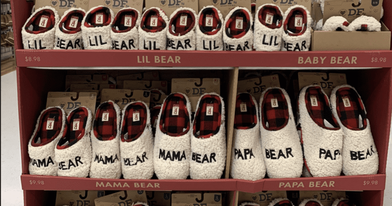 Walmart Has Matching Bear Slippers For The Entire Family and People Are Obsessed