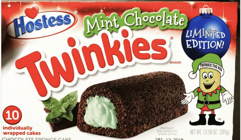 Twinkies Mint Chocolate Flavor Are Here