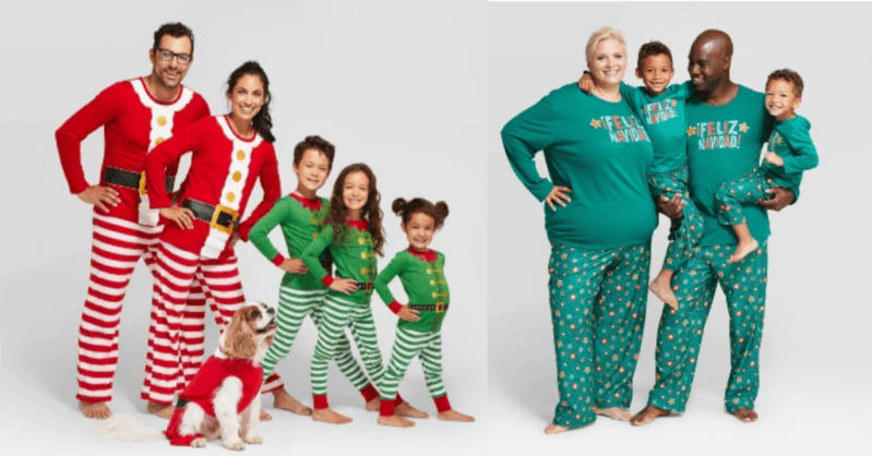 Your Whole Family Can Get Matching Christmas Pajamas From Target
