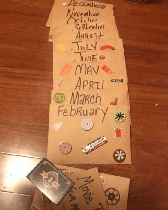 This Grandma Made A Homemade Adventure Gift Box With 12 Months Of Family  Activities