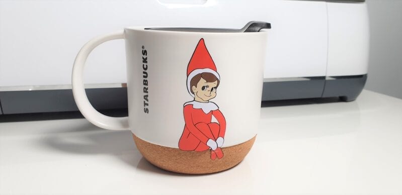 DIY Elf on The Shelf Starbucks Mug