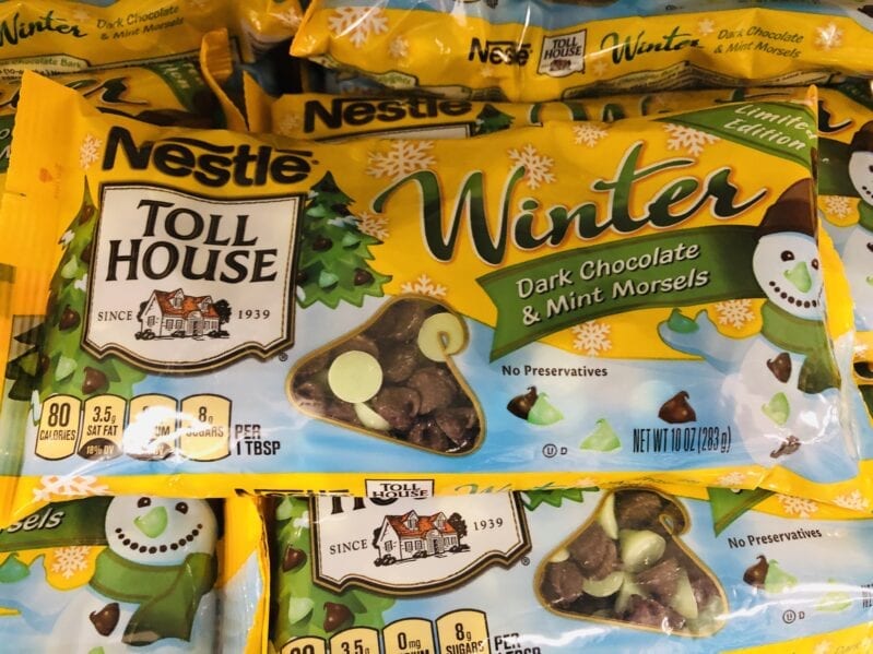 You Can Get Netsle Toll House Winter Dark Chocolate and Mint Morsels