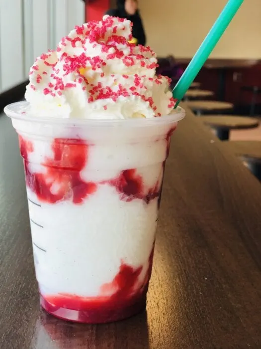 this Santa Claus Frappuccino is a sweet secret menu item must try