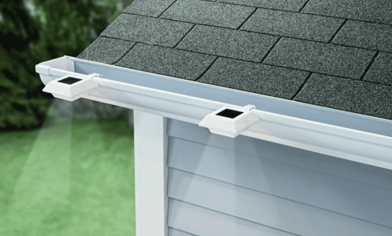 Home Depot is Selling Solar Powered Lights That Attach Right To Your Gutter