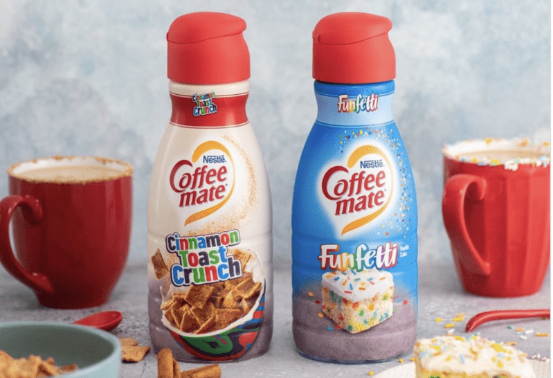 Cinnamon Toast Crunch And Funfetti Coffee Creamers Are Being Released Soon