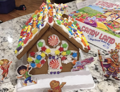 You Can Get A Candy Land Gingerbread House Kit To Make Your Own Candy Cane Forest