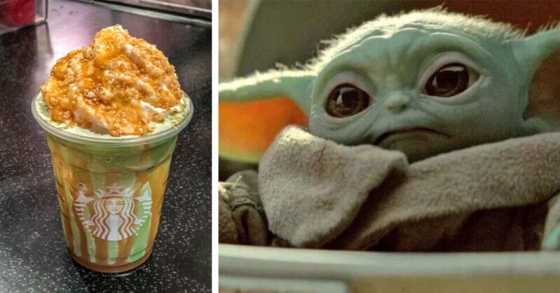 You Can Get A Baby Yoda Frappuccino at Starbucks