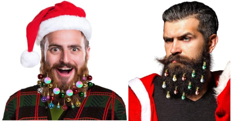 You Can Get Beard Ornaments For The Man In Your Life So He Can Feel Fetsive AF