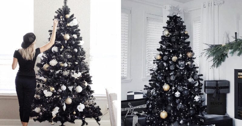 These Black Christmas Trees Are This Year’s Hottest Holiday Trend