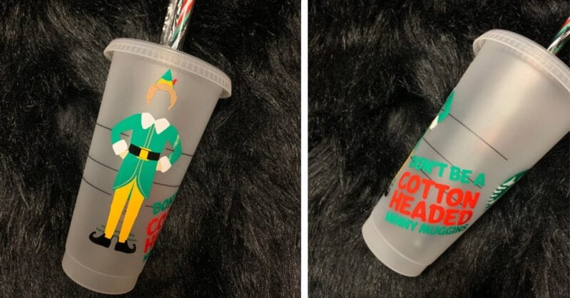 You Can Get A Buddy The Elf Inspired Starbucks Cup