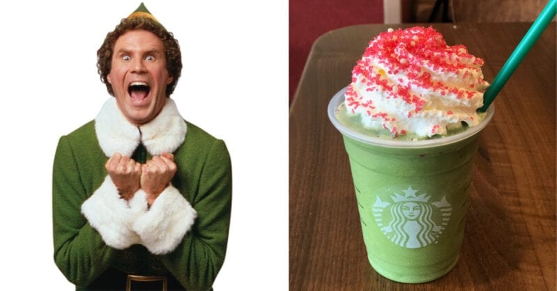 You Can Get A Buddy The Elf Frappuccino at Starbucks