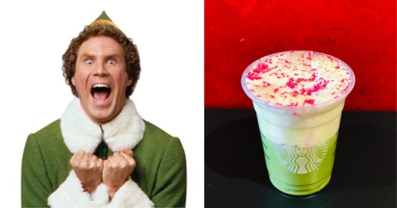 You Can Get A Buddy The Elf Iced Latte at Starbucks
