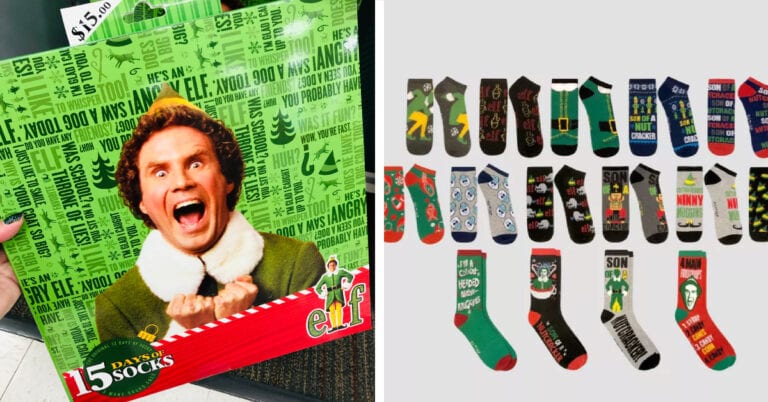 Target is Selling A Buddy The Elf Sock Advent Calendar and I Need It
