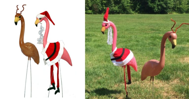 Reindeer and Santa Flamingos Are Here to Flock Your Way to Christmas