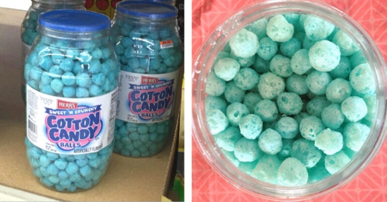 Move Over Cheese Balls, Blue Cotton Candy Balls Are Here To Take The Crunchy Snack To The Next Level