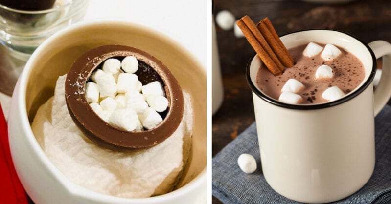 Target is Selling Hot Chocolate Bombs That Melt In Your Milk and Have Mini Marshmallows Inside