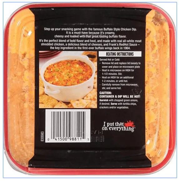 Sam's Club is Selling Frank's RedHot Buffalo Chicken Dip