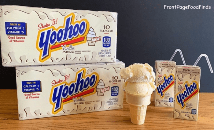 Yoohoo vanilla is here and it's delicious