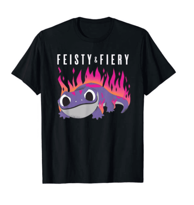 Fiesty and Fiery t-shirt with Bruni from Frozen 2