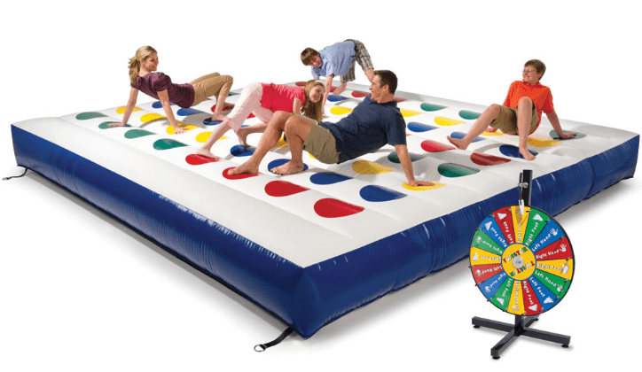 This Giant Inflatable Twister Game is The Perfect Addition to Any Party