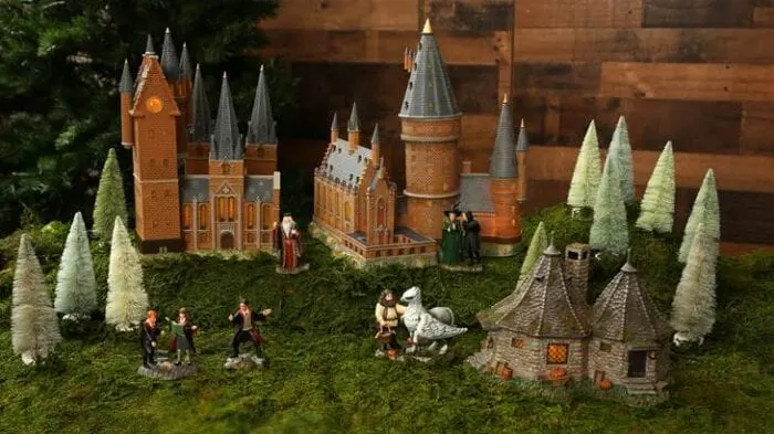 Department 56 Harry Potter Light Up Hogwarts Castle Scene 2000  ExtremelyRare HTF