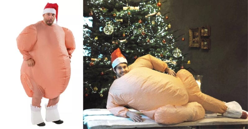 Details about   Funny JUMBO INFLATABLE TURKEY LEG Thanksgiving Christmas Medieval Costume Prop 